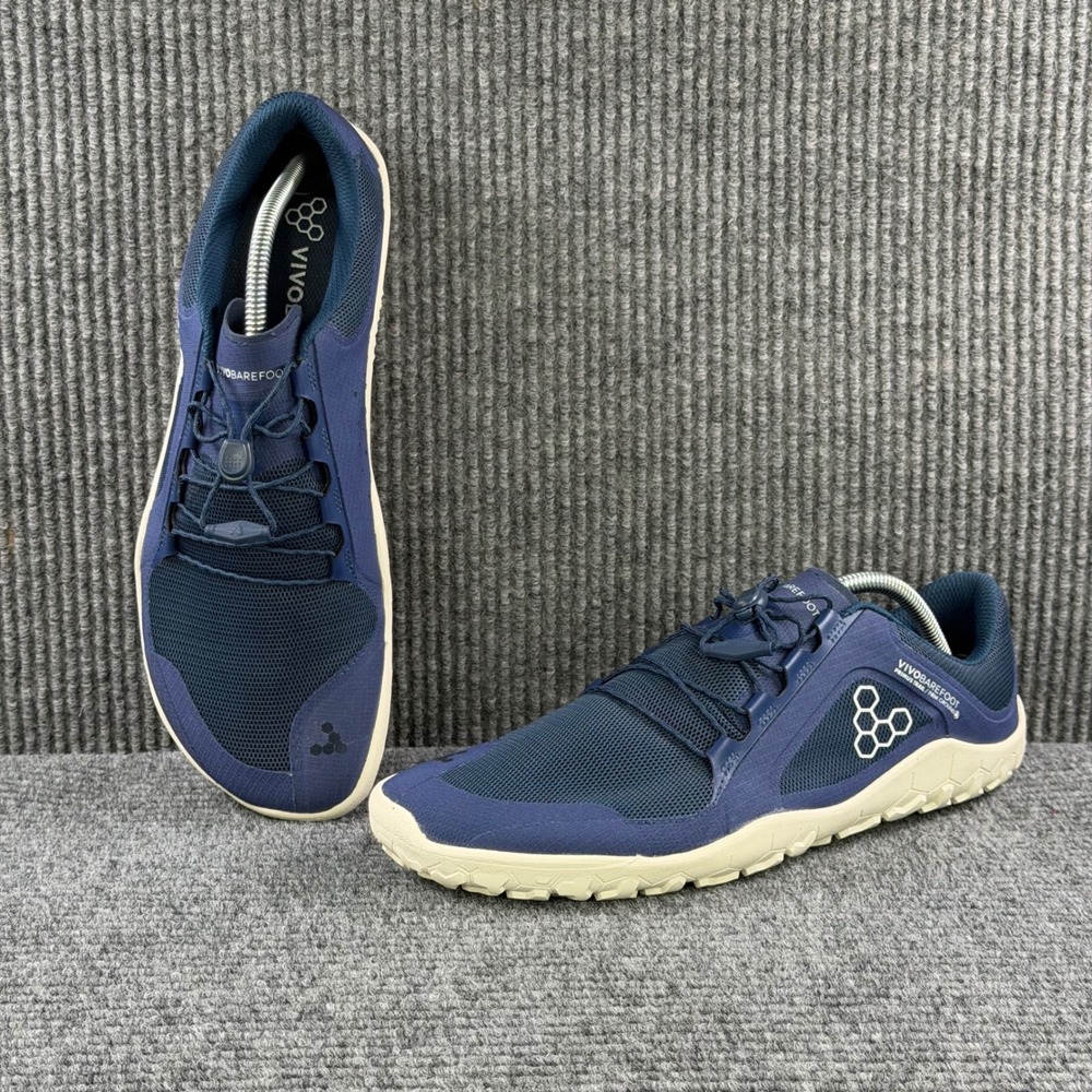 Vivobarefoot Primus Trail II FG Mens 11 EU 44 Navy Blue Barefoot Trail Running